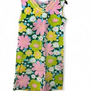 True vintage 70's flower power dress